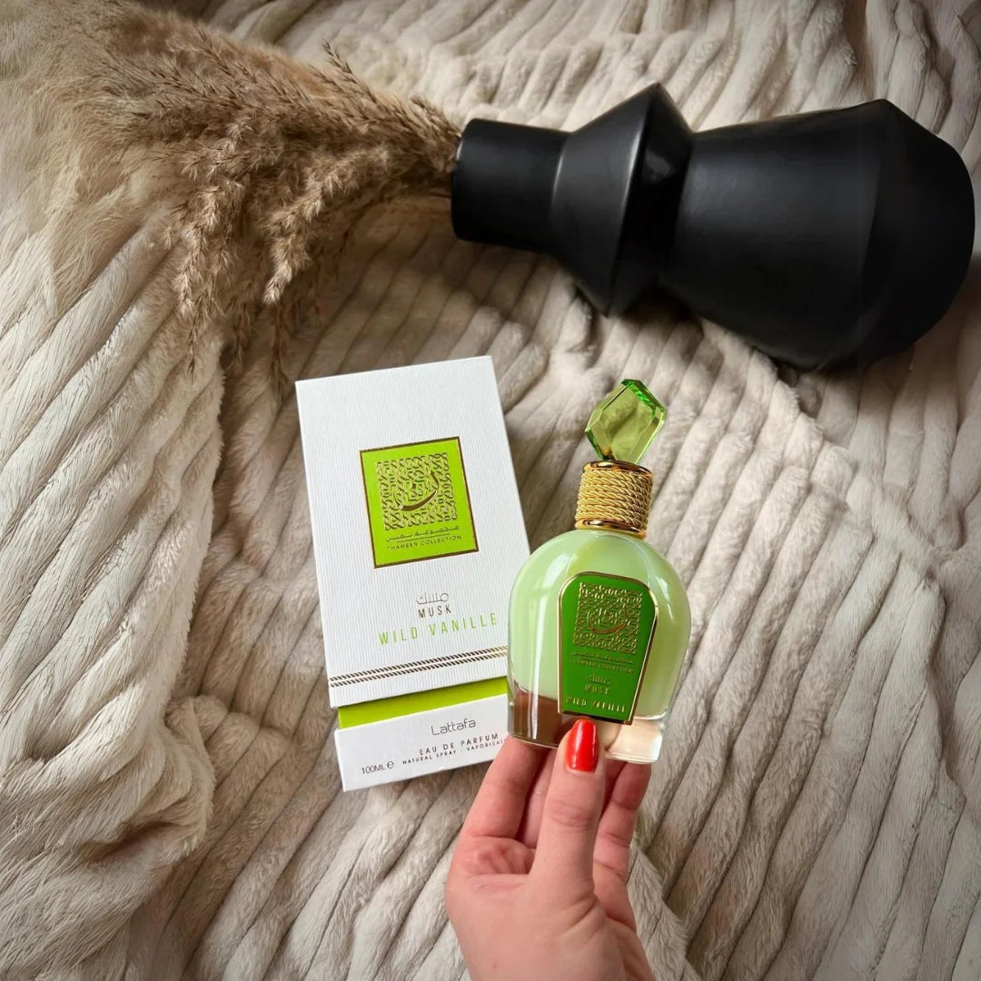 Pack of Thameen Collection Musk Wild Vanille and French Coffee Perfume.