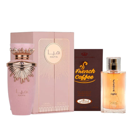 Pack of Haya and French Coffee Perfume.