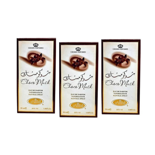 3 pack of Al Rehab Choco Musk - EDP perfume - 50 ml