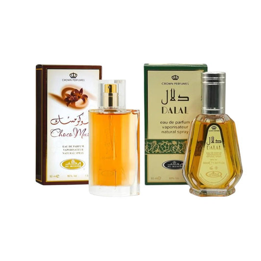 Al Rehab choco musk and Dalal perfume