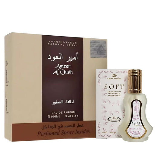 Pack of Ameer Al Oudh and Soft perfume