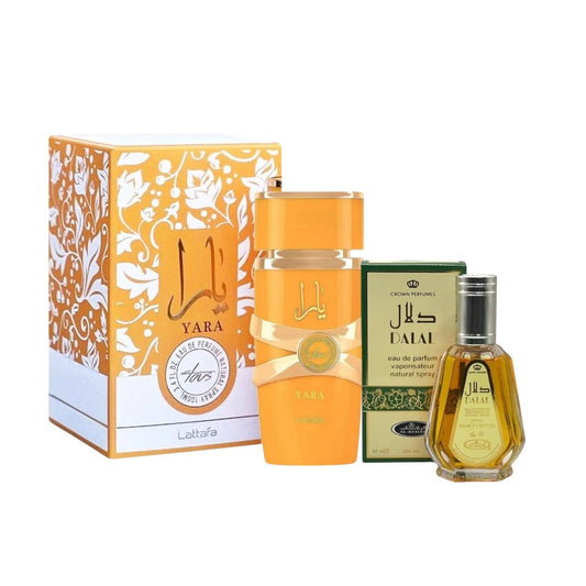Pack of Yara Tous Spray and Dalal perfume