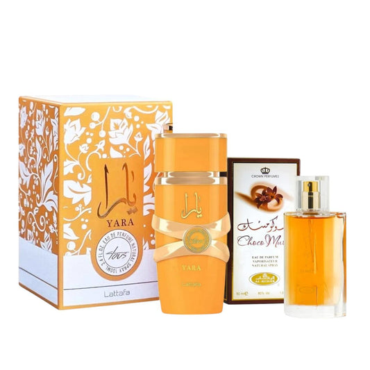 Yara Tous and choco musk perfume