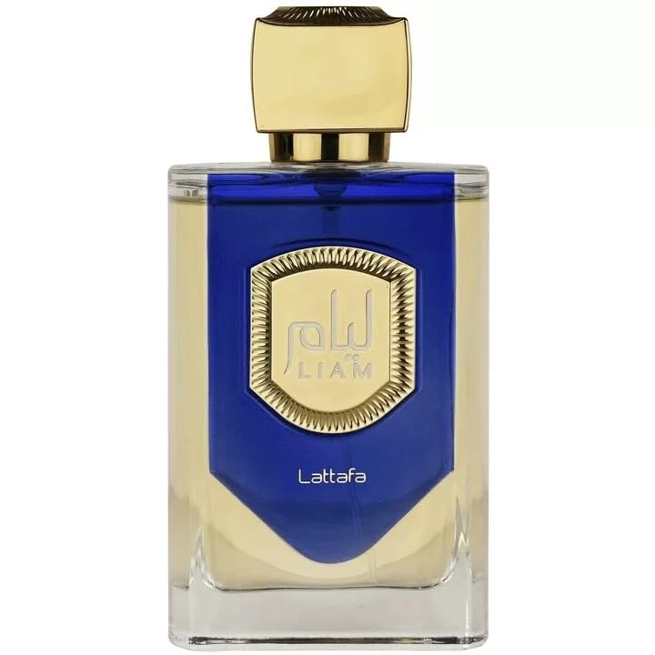 Lattafa Liam Blue Shine 3.4 Ounce Eau de Parfum Spray for Unisex