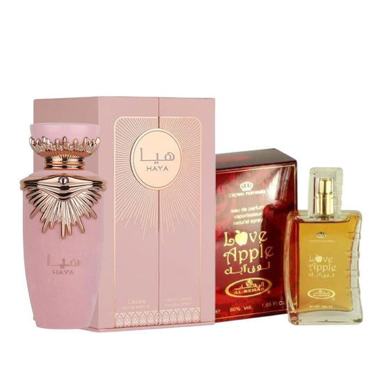 Pack of Haya and love Apple Perfume