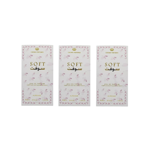 3 pack of Soft Eau de Parfum Spray