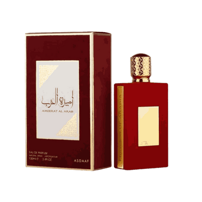 Pack of Asdaaf Ameerat Al Arab EDP and French coffee perfume.