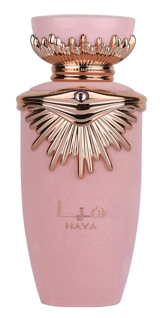 Lattafa Haya Eau de Parfum Spray for Women, 3.4 Ounce