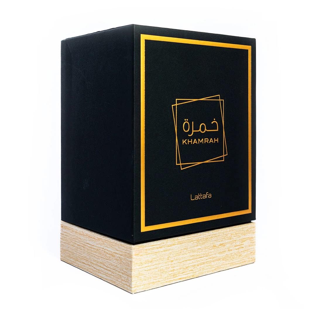 Lattafa Perfumes Khamrah 3.4 Ounce for Unisex Eau de Parfum Spray.