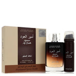 Load image into Gallery viewer, Lattafa Ameer Al Oudh 2 piece set for Unisex (3.4 Ounce Eau de Parfum Spray + 1.7 Ounce Deodorant Spray)
