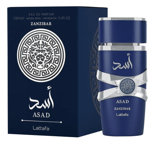 Pack of Lattafa Asad Zanzibar and Dalal Perfume