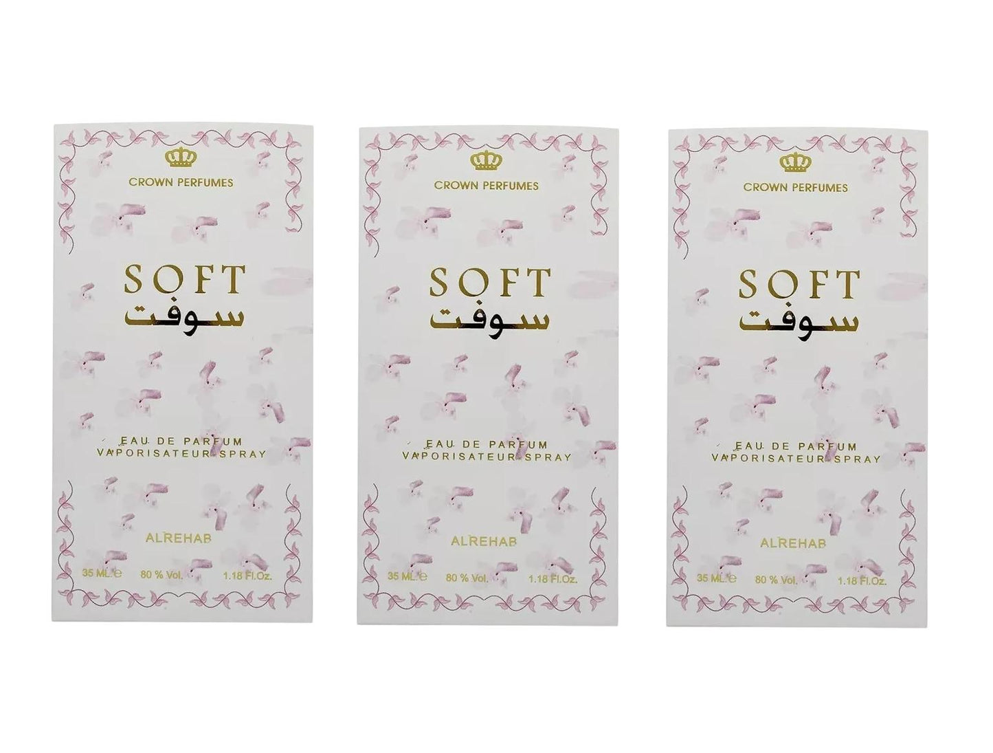 3 pack of Soft Eau de Parfum Spray