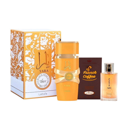 Pack of Yara Tous for Women  and French coffee