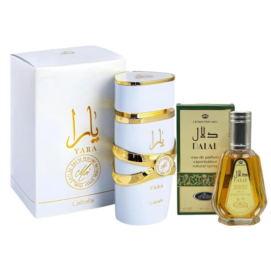 Pack of Yara Moi Eau de Parfum Spray and Dalal Perfume